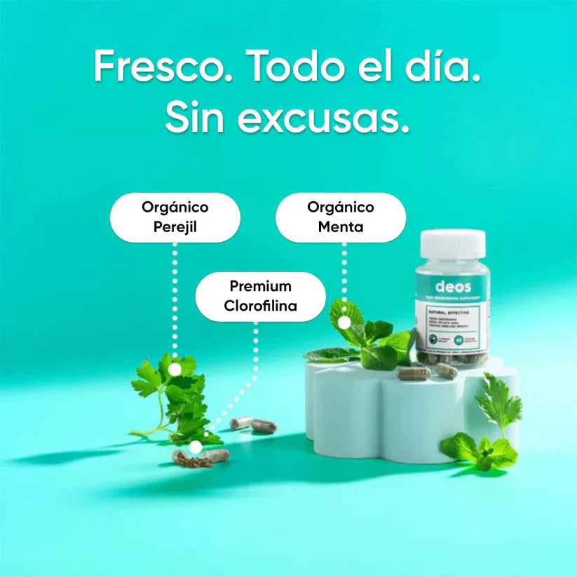 DEOS-DESODORANTE CORPORAL EN CAPSULAS